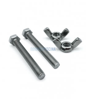 Wing nut and screws for pool handle