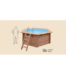 Summer Joy oberirdisches Schwimmbad aus Holz