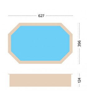 Piscina elevada de madera Sea Breeze