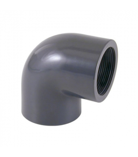 Codo 90º PVC roscar