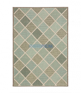 Alfombra exterior 180 x 280 cm Meridian Turquesa