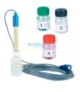 Electrode de pH avec solutions de calibrage