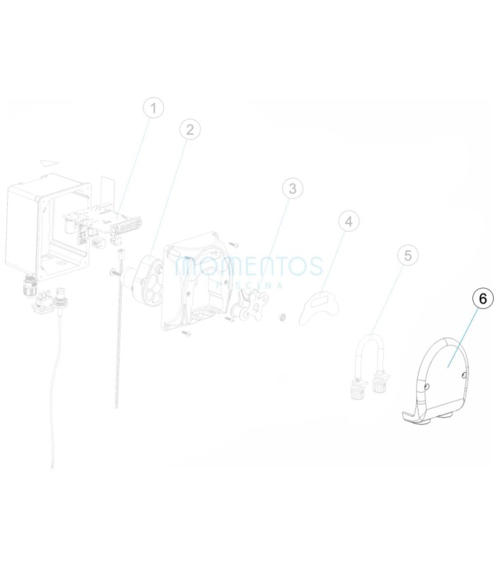 Tapa frontal peristaltica CTX