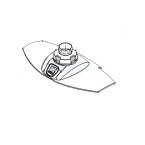 Tapa superior rótula giratoria Zodiac MX8 y MX9